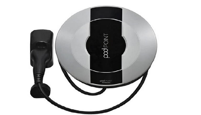A Pod Point electric vehicle charger installation in Essex